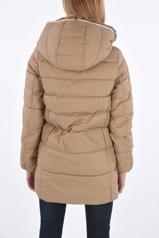 detachable real fur trim CARYS down jacket