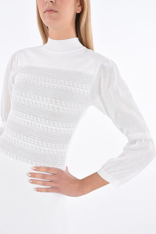 Vestito A-line Ricamato