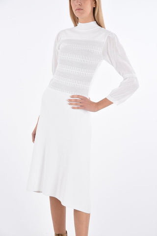 Vestito A-line Ricamato