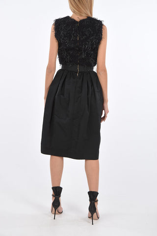 zipped closure bubble Dress
