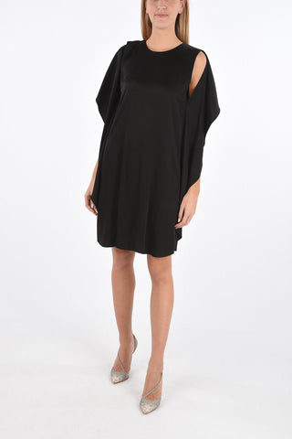 Knee Dress with Cape Sleeves