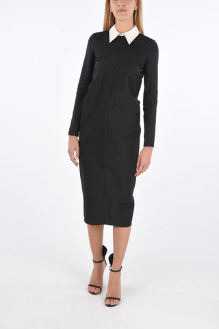 chemisier maxi con chiusura zip 