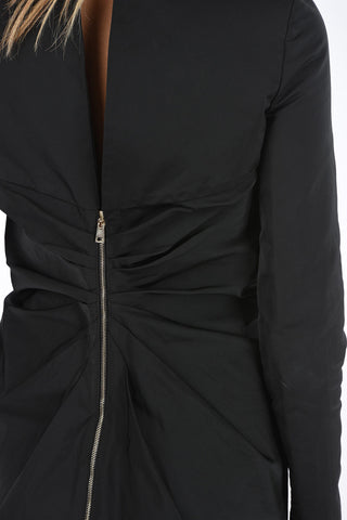 chemisier maxi con chiusura zip 