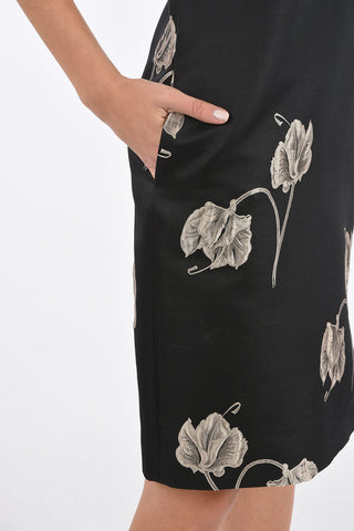 Vestito con Ricamo Floreale