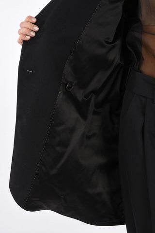Gilet Lungo Doppiopetto con Cintura