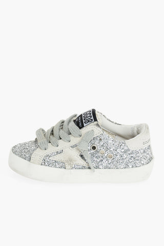 Leather Glittered Sneakers
