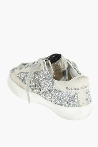 Leather Glittered Sneakers