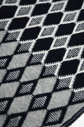 Wool and Cotton Embroidered Scarf