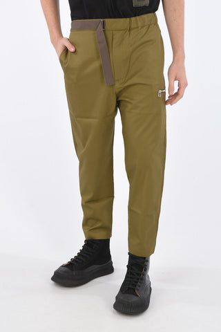 Drop Crotch Pants with Belt