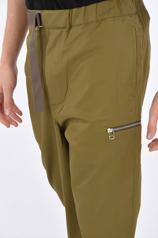 Drop Crotch Pants with Belt