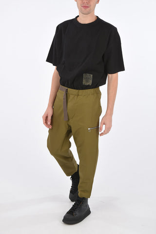 Drop Crotch Pants with Belt