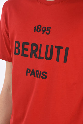 logo embroidered t-shirt