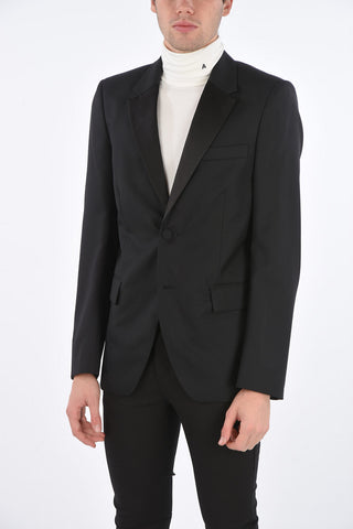 Back Split Tuxedo Blazer