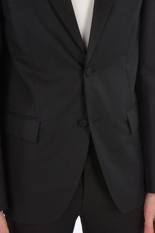 Back Split Tuxedo Blazer