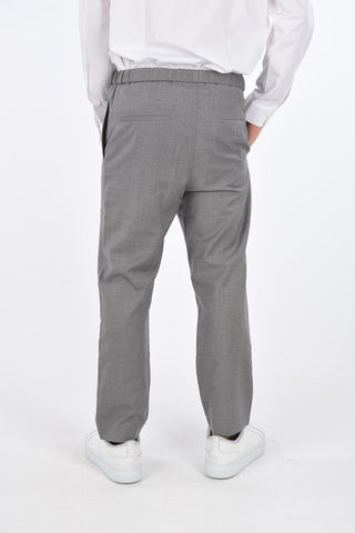 Virgin Wool Drawstring Pants