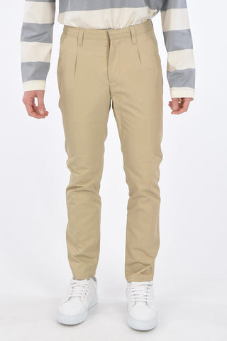 cotton blend mid rise Chino Pants