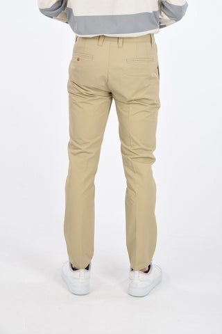 cotton blend mid rise Chino Pants