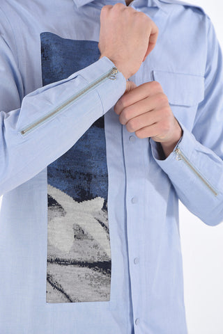 Camicia con Zip alle Maniche