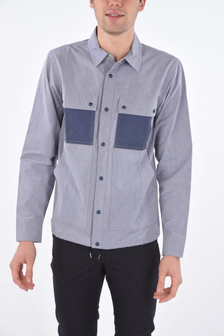 Shirt with Striped Details