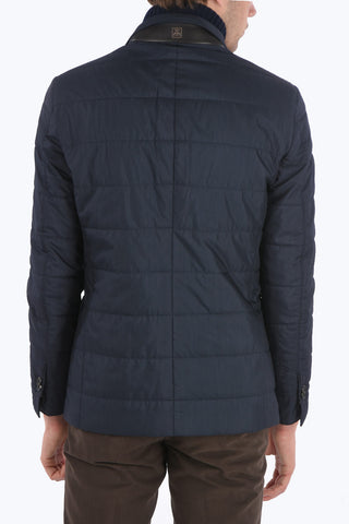 ID Blazer Imbottito con Dettagli in Maglia Removibili