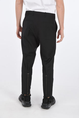 Virgin Wool Pants with Ankle Zip