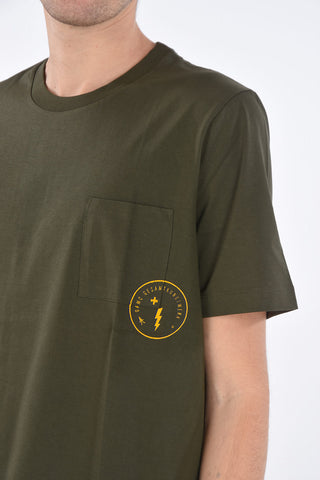 T-shirt Girocollo con Stampa