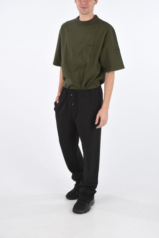 Pantalone Drawstring in Lana Vergine