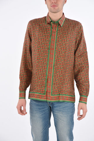 TENNIS CLUB silk classic collar shirt