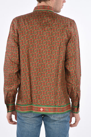 TENNIS CLUB silk classic collar shirt