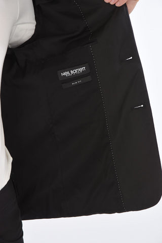 SLIM FIT Blazer with Notch Lapel and Flap Pockets