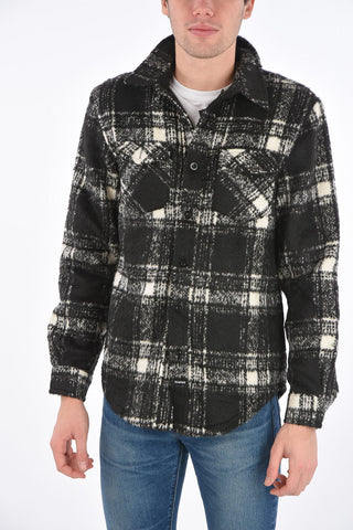 cheked oversized overshirt