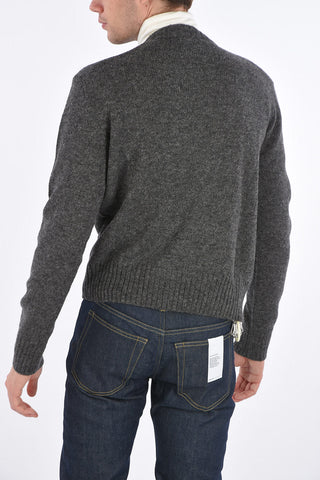 wool crew-neck sweater
