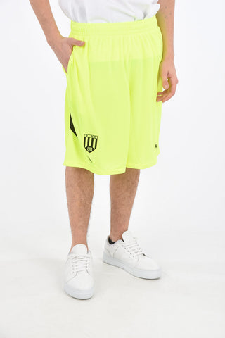 Soccer drawstring waist running shorts