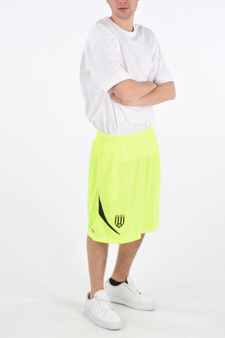 Soccer drawstring waist running shorts