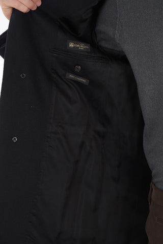 3 Buttons Cashmere Coat with Flap Pockets