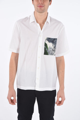 Shirt with Printed Breast Pocket