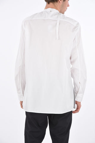 Camicia Lunga con Colletto Coreano