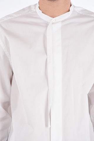 Camicia Lunga con Colletto Coreano