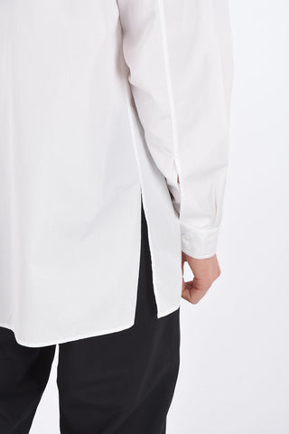 Camicia Lunga con Colletto Coreano