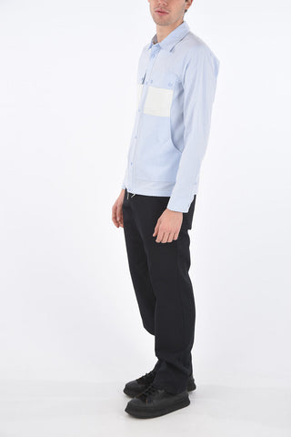 Camicia con Dettagli a Righe