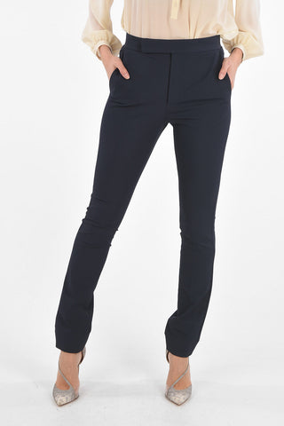 4 Pockets Skinny Fit Pants with Hidden Fastening