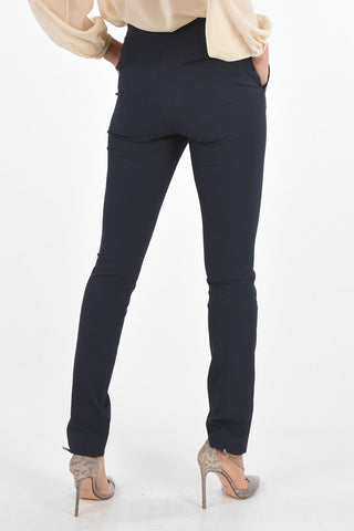 4 Pockets Skinny Fit Pants with Hidden Fastening