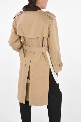 Quilted Trench with Wool Front Part