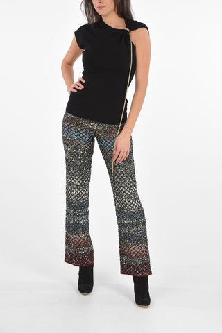 Sleeveless Sweater with Jewel Detail