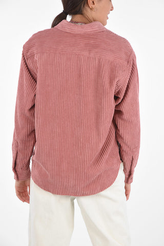 Corduroy Shirt with Double Breast-pocket