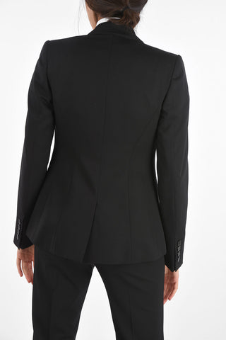 Double-breasted Blazer with Flush Pockets and Back Split