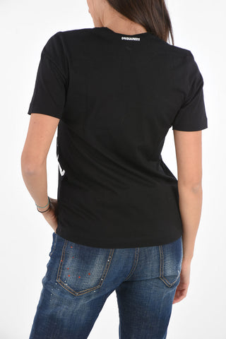 Renny Fit T-shirt with DSQ 9520 Print