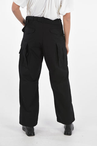 Cargo Pants with Belt and Ankle Drawstrings