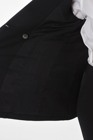 Blazer Doppiopetto con Bottoni Gioiello e Cintura