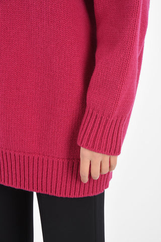 Turtleneck Oversized Virgin Wool Pullover